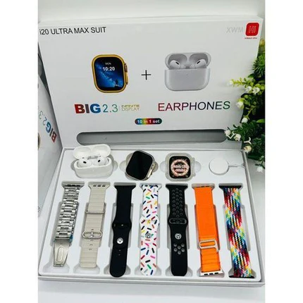Ultra Smart Watch with AirPods Pro 2 – 7 Stylish Straps - Image 2