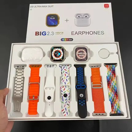 Ultra Smart Watch with AirPods Pro 2 – 7 Stylish Straps - Image 4