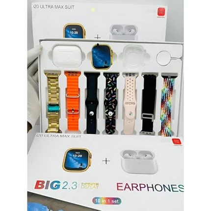Ultra Smart Watch with AirPods Pro 2 – 7 Stylish Straps - Image 7