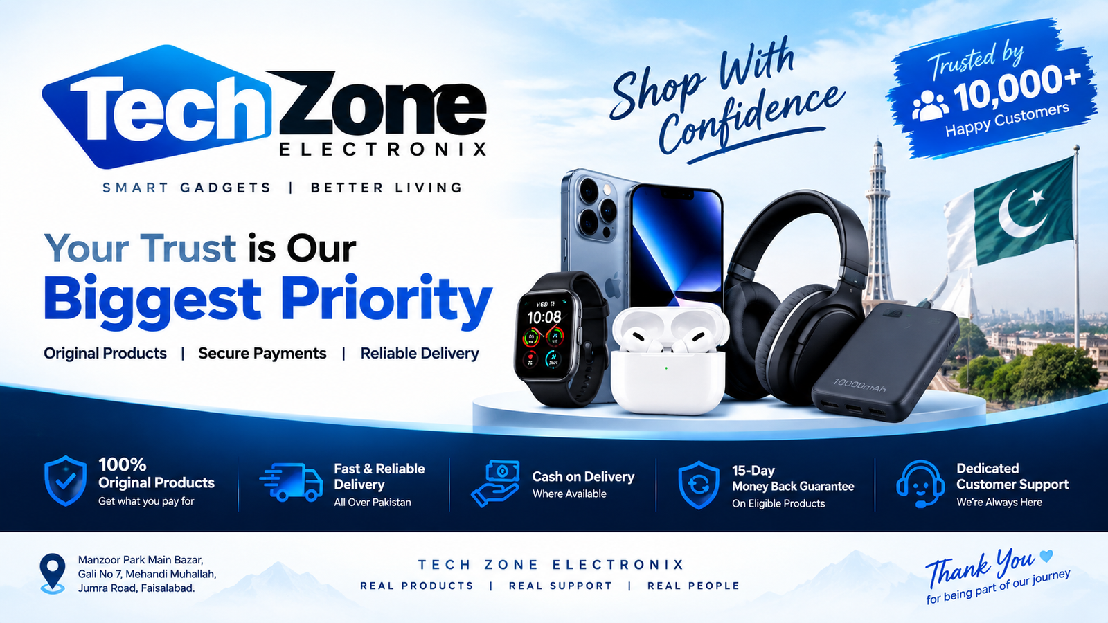 TechZone Pakistan Trust Banner
